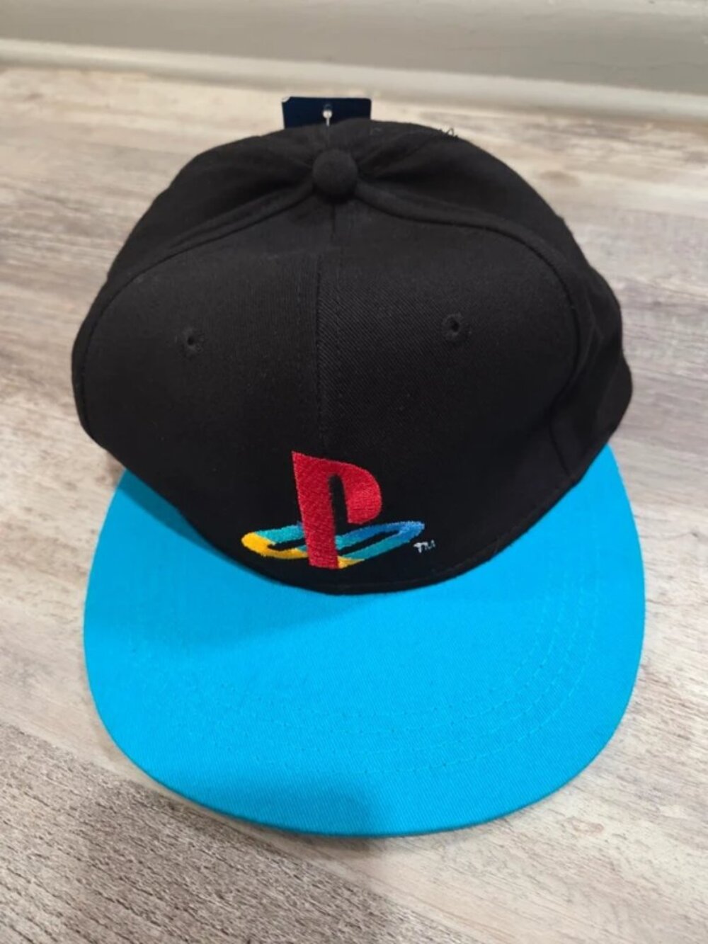 Playstation Cap Snapback Black Teal Official Licensed Product 2018 SCEA Men With